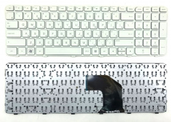 Клавиатура для ноутбука HP Pavilion G6-2000 белая с рамкой