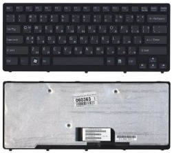 Клавиатура для ноутбука Sony VPC-CW, VGN-CW черная с рамкой