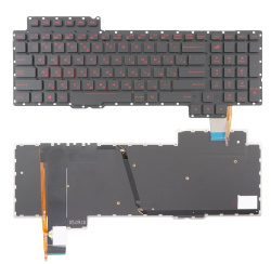 Клавиатура для ноутбука Asus G752, G752VM, G752VS черная с подсветкой