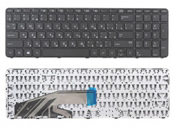 Клавиатура для ноутбука HP ProBook 450 G3, 455 G3, 470 G3, чёрная