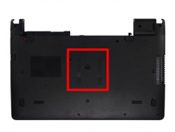Корпус для ноутбука Asus X501A, X501, F501A, нижняя часть, Поддон ТИП1