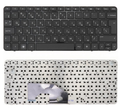 Клавиатура для ноутбука HP Mini 210-1000 черная с рамкой