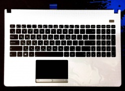 Клавиатура для ноутбука Asus X501U с белым топкейсом