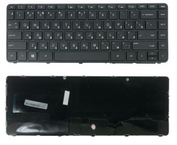 Клавиатура для ноутбука HP Pavilion 14-E, 14-R, 240 G3, 340 G2, чёрная с рамкой