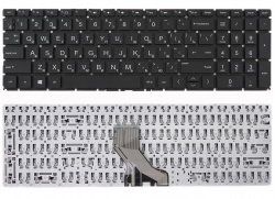 Клавиатура для ноутбука HP Pavilion 15-DA, черная без рамки