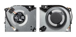 Вентилятор (кулер) для ноутбука Hasee, Gigabyte (DFSCL12E06486S-FQK3) 12V 4pin, GPU