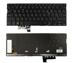 Клавиатура для ноутбука Asus ZenBook UX331UA, черная с подсветкой