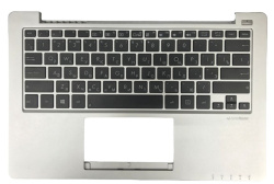 Клавиатура для ноутбука Asus X201, X202 S200, Серебристый топкейс