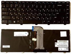 Клавиатура для ноутбука Dell 3421, 5437, 5523, 5421 с подсветкой