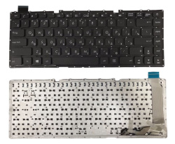 Клавиатура для ноутбука Asus X441, X441S, X441SA, черная без рамки