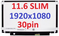 Матрица для ноутбука SLIM 11.6 (1920х1080) 30pin - (УШИ лево-право)