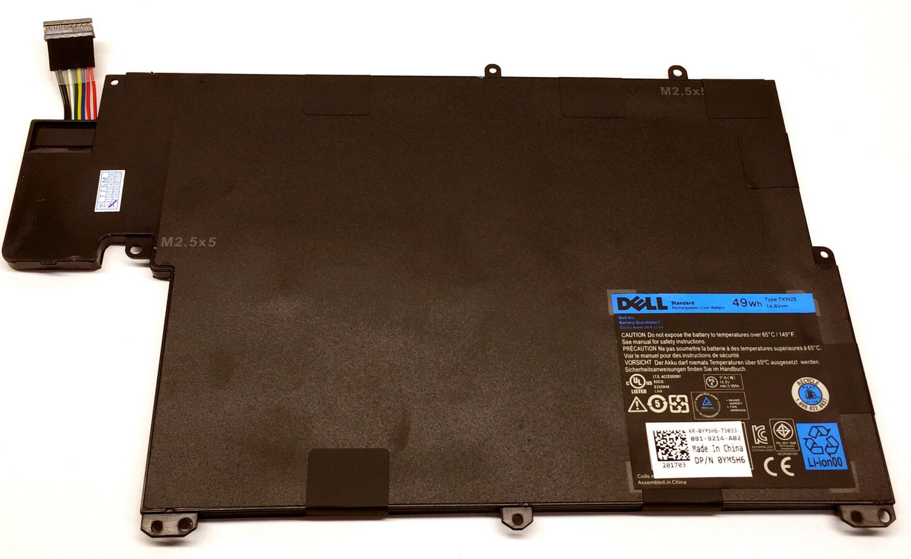 Аккумулятор для ноутбука DELL TKN25 Inspiron 5323, 3180mAh (Premium)