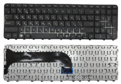 Клавиатура для ноутбука HP m6-1000 черная с рамкой