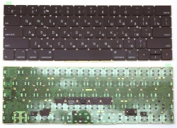 Клавиатура для ноутбука Apple A1989, A1990 черная плоский Enter