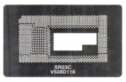 Трафарет (SR23C V508) для процессора SR23C, по размеру чипа