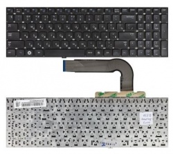 Клавиатура для ноутбука Samsung Q530 черная Small Enter