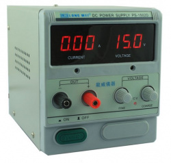 Лабораторный блок питания LONG WEI PS-1502D 0-2А, 0-15V