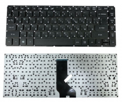 Клавиатура для ноутбука Acer Aspire A114-31, черная без рамки, Вид2