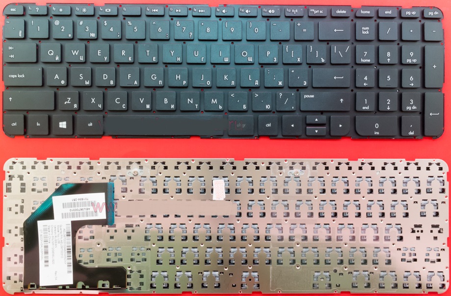 Клавиатура для ноутбука HP 15, 15b-000, 15b-100